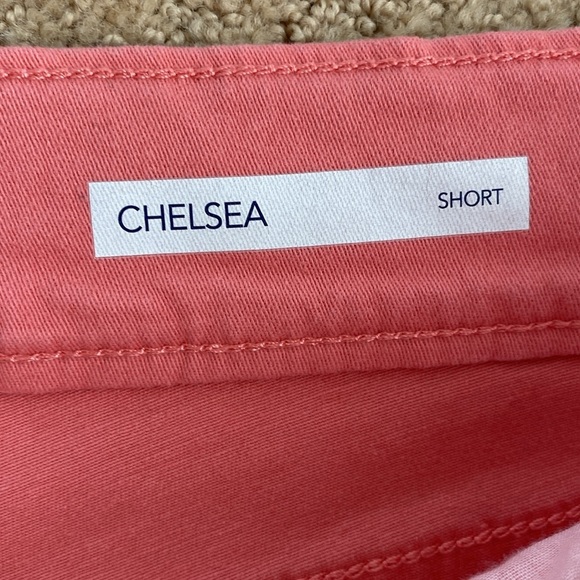 Code Bleu Chelsea High Rise‎ 5 Pocket Stretch Denim Shorts - Size 14 - Orange - Picture 3 of 7